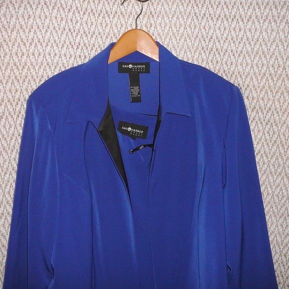 NWT Sag Harbor Jacket Blazer and Blouse 2 piece Set size 26W - Picture 9 of 11